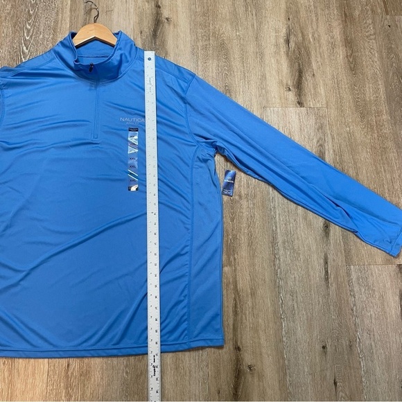 Nautica Angler Men’s XXL Fishing Pullover 1/4 Zip Blue Long Sleeve Ultracool - Picture 8 of 16